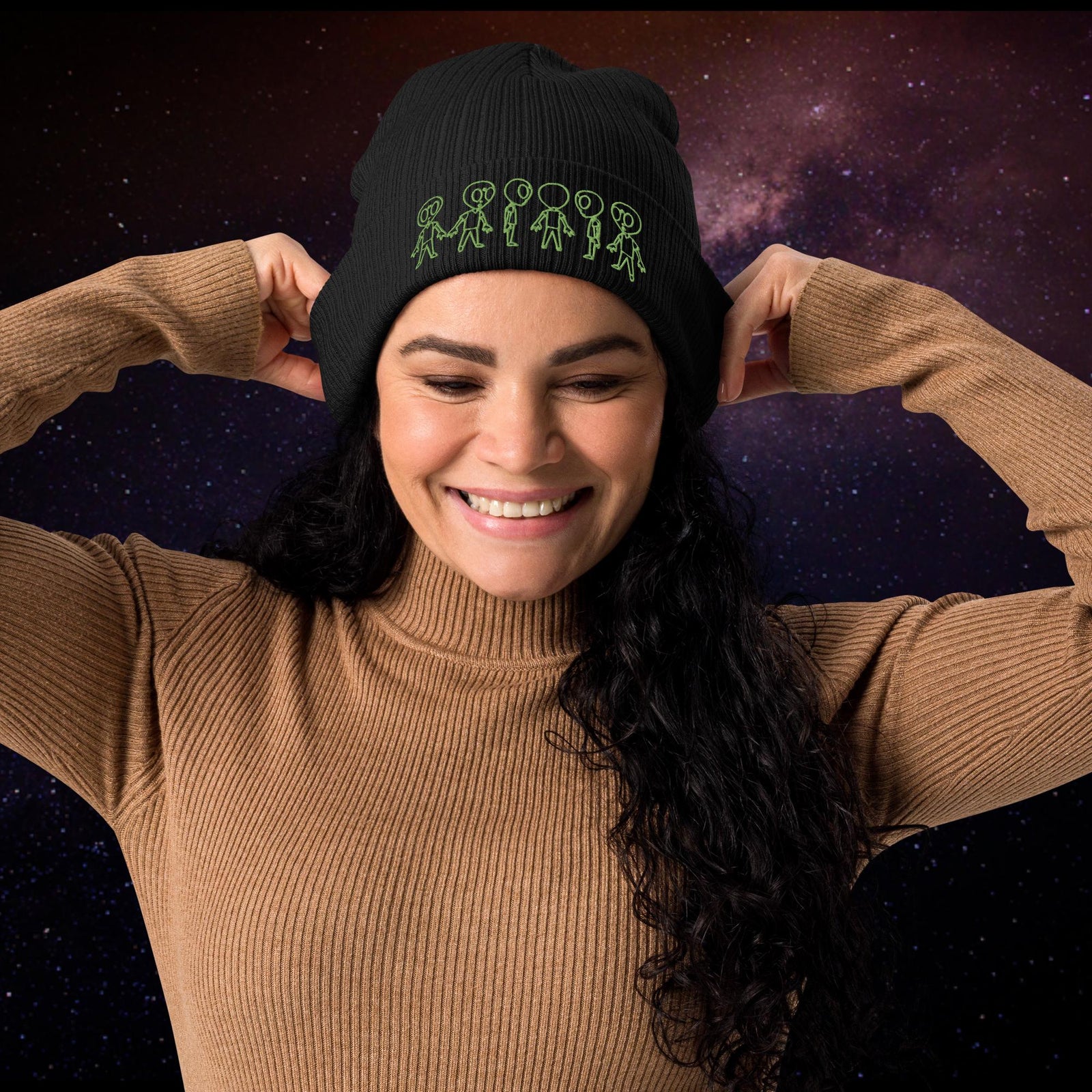 Organic Ribbed Beanie by Woke Organics