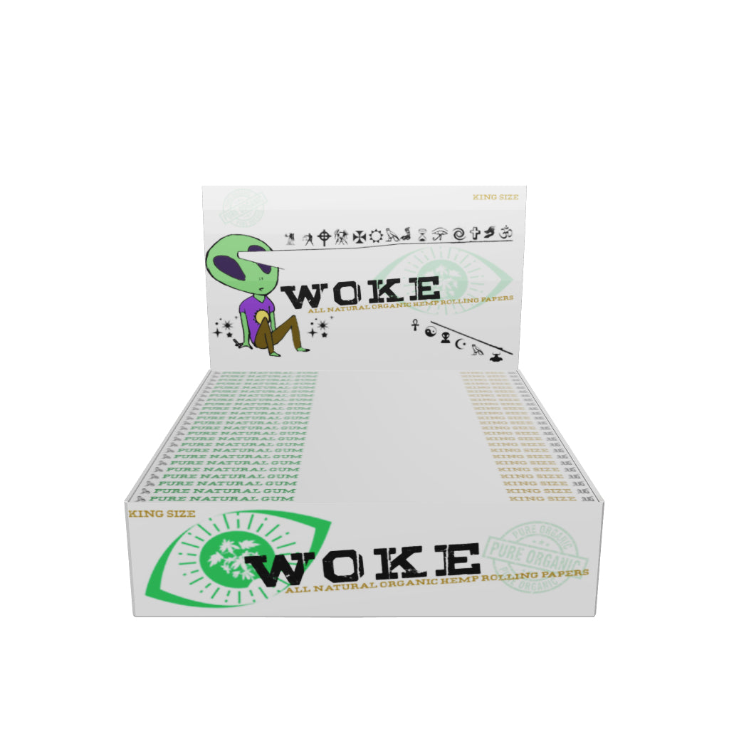 WOKE Organics™ Hemp Rolling Paper King Size 25 Pack