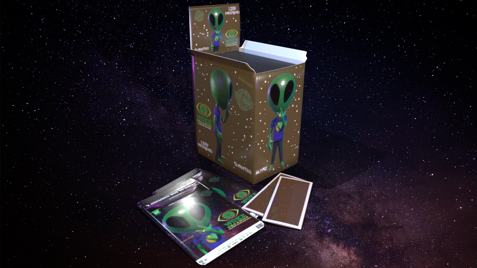 Woke Organics Hemp Rolling Paper Cigars 7 Pack