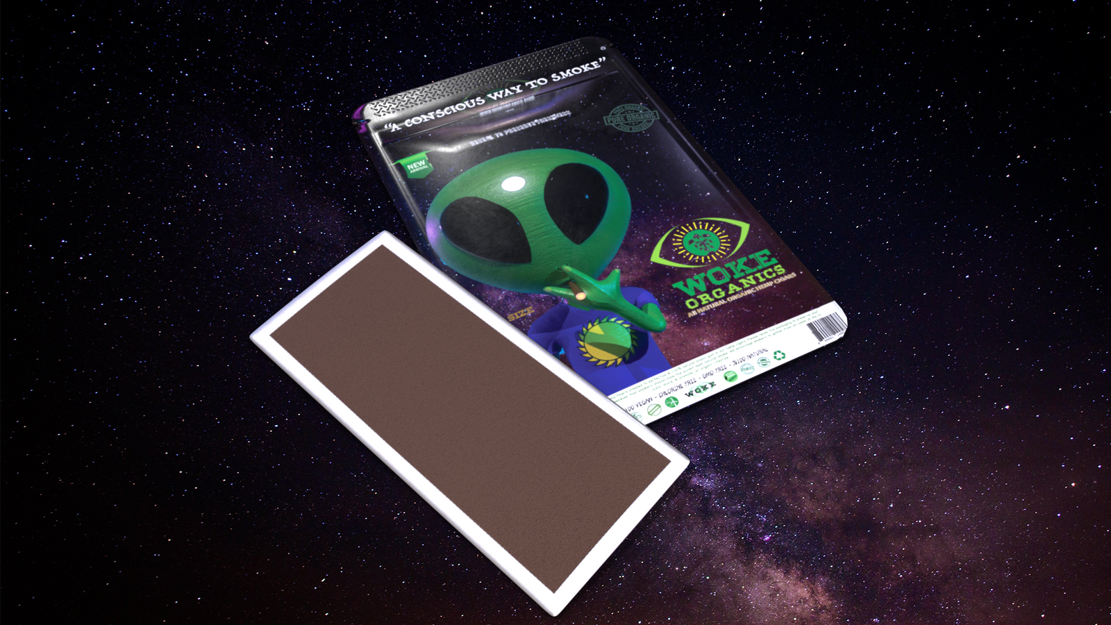 Woke Organics Hemp Rolling Paper Cigars 3 Pack