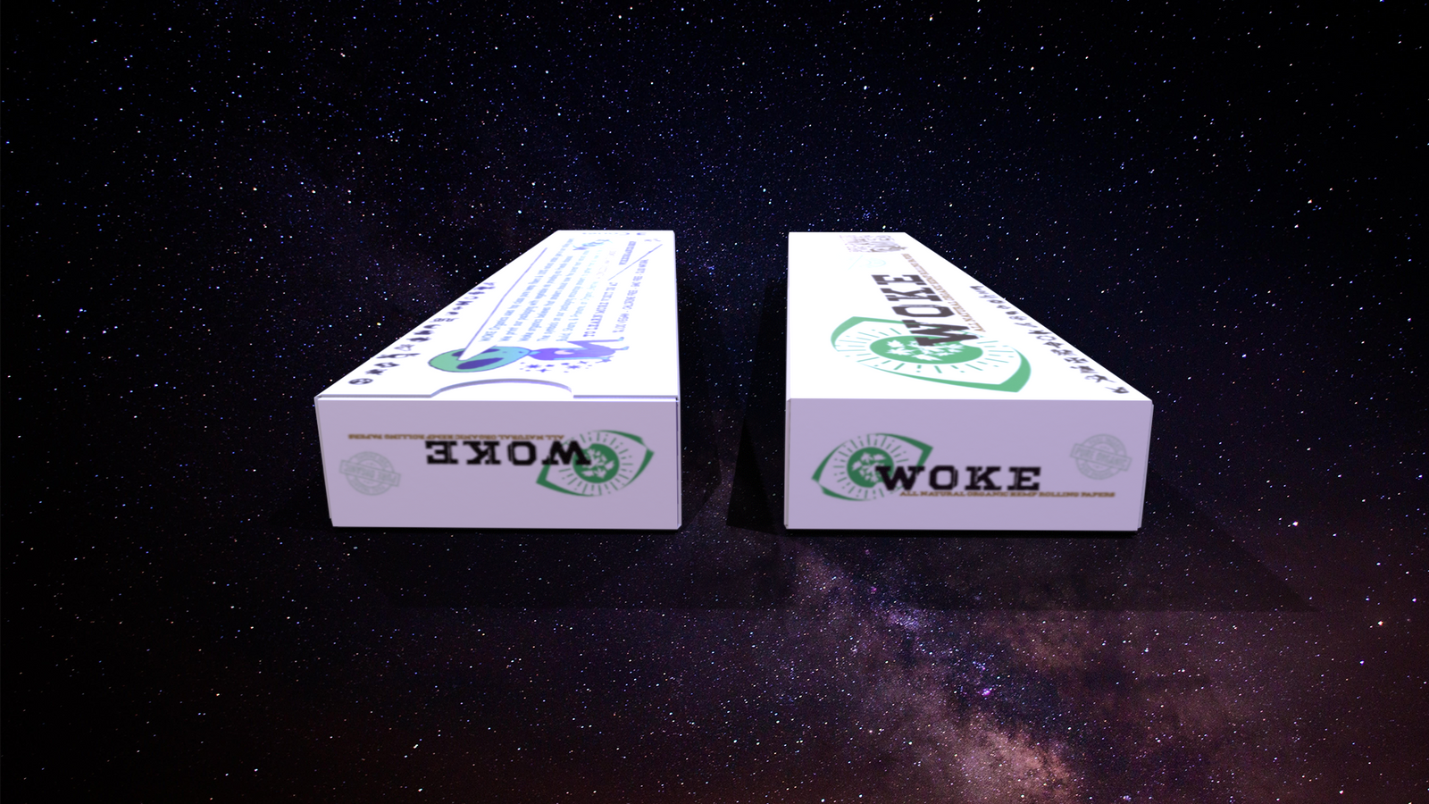 Woke Organics Hemp Cones Paper 3 Pack