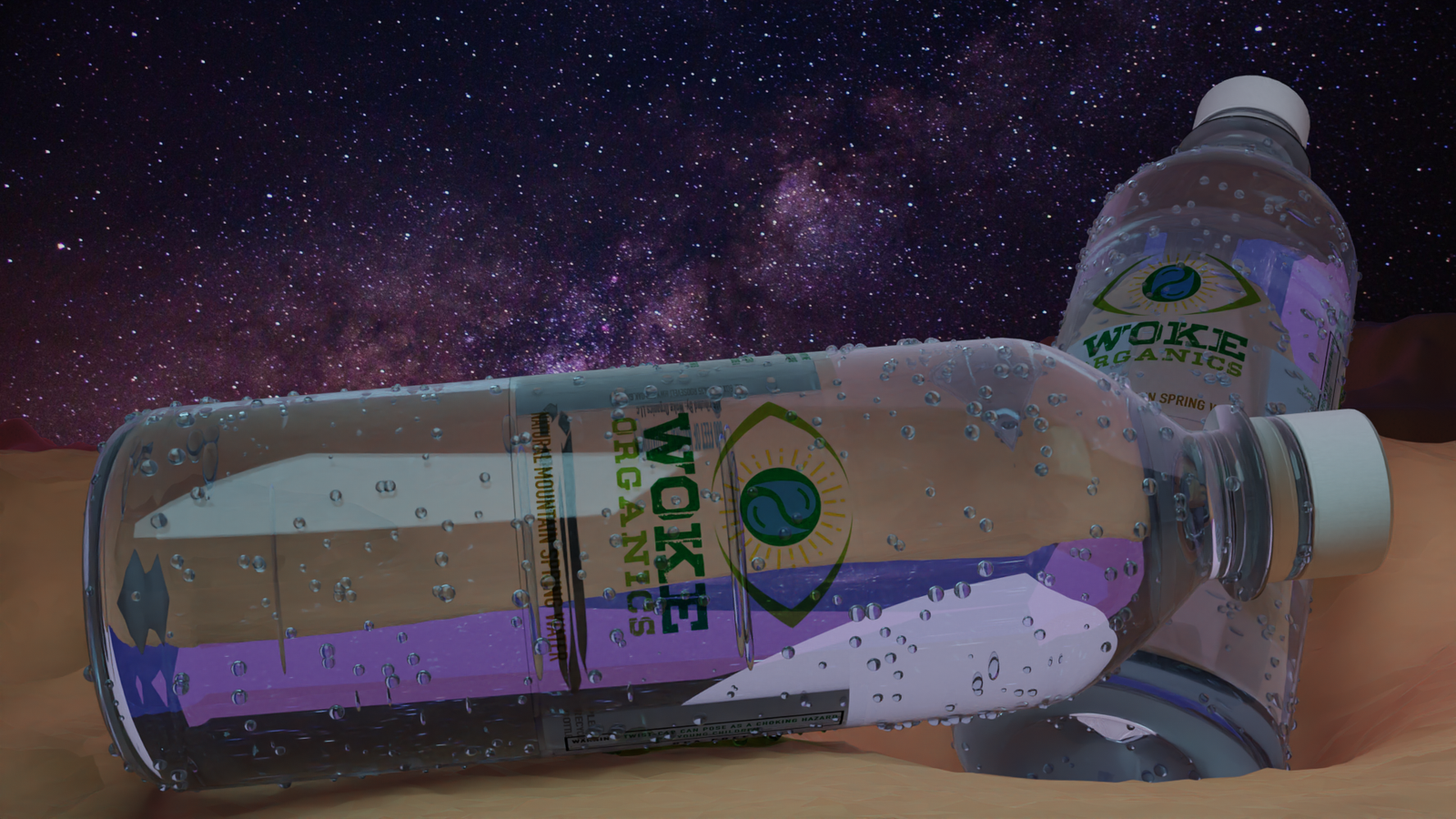 Woke Organics Natural Mountain Spring Water