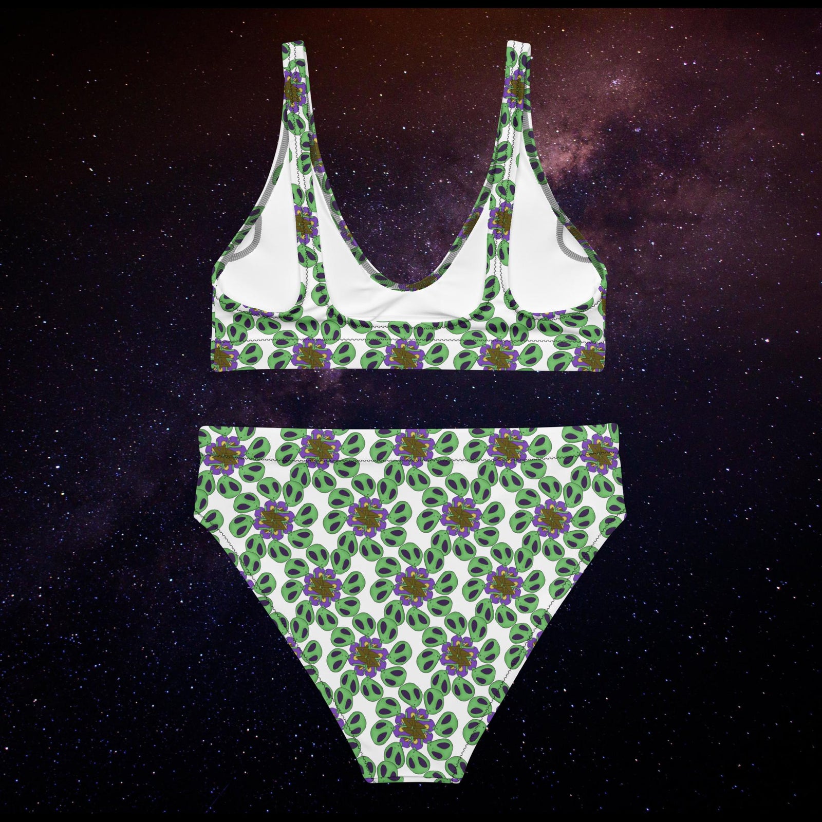 Woke Organics Alien Camo Bikini Set