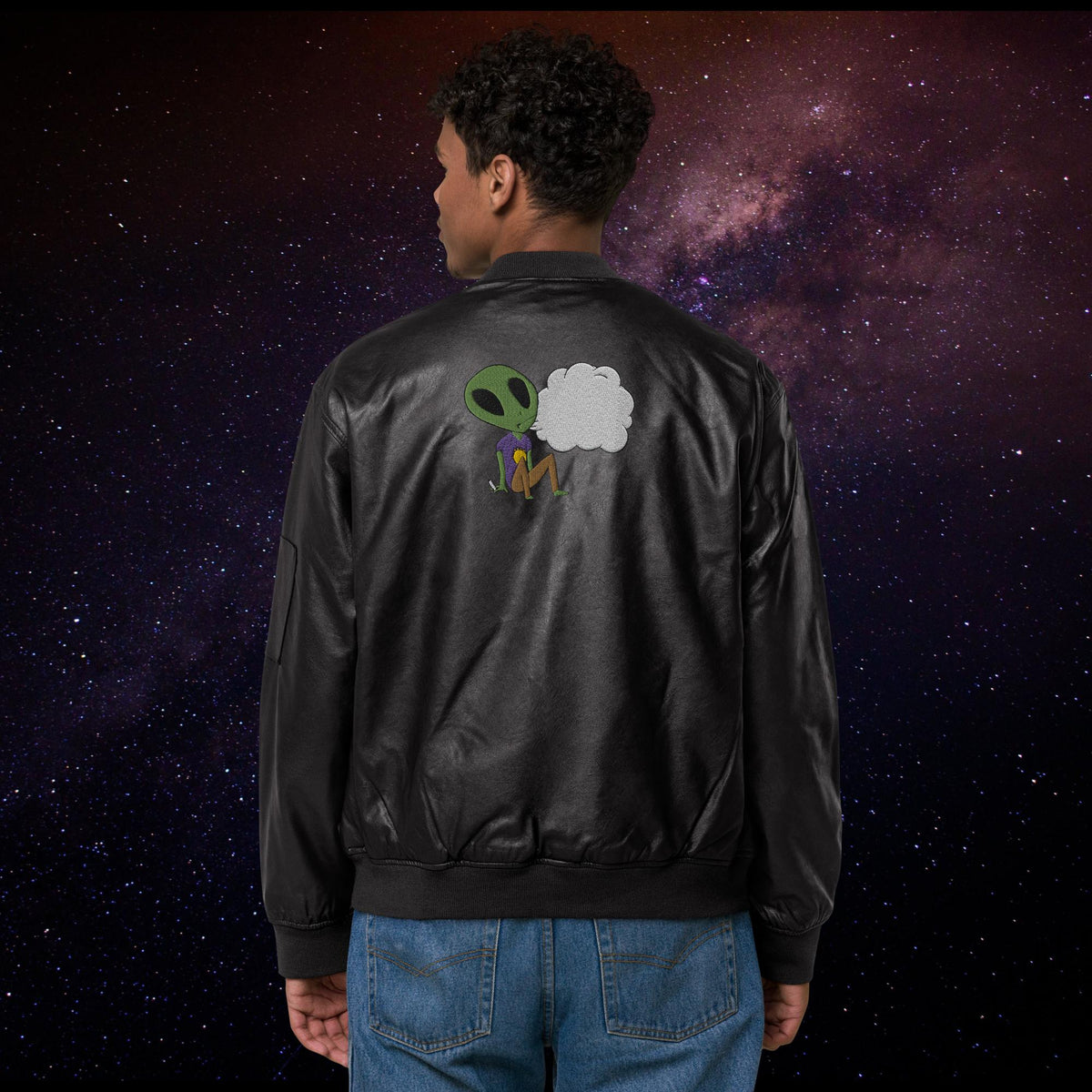 Timeless Moto Leather Bomber Jacket