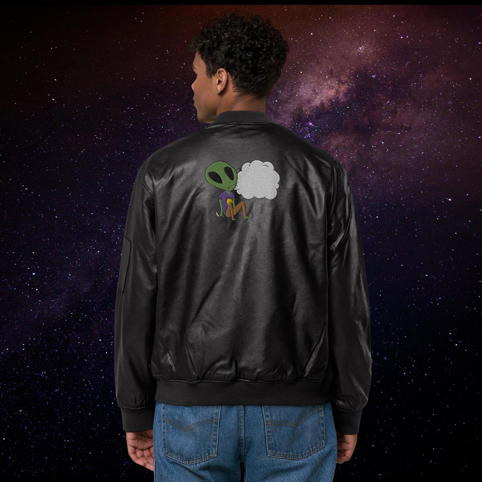 Timeless Moto Leather Bomber Jacket