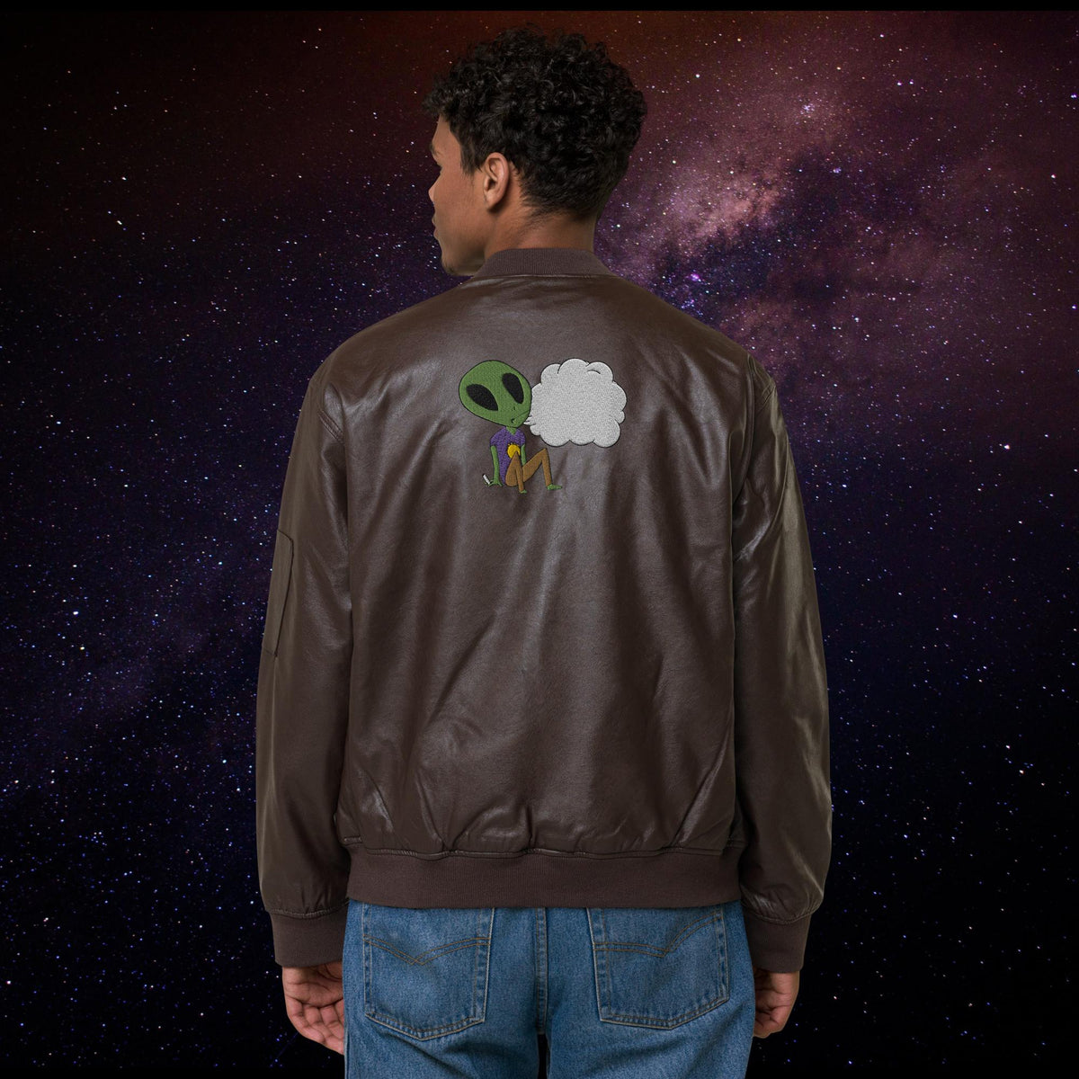 Timeless Moto Leather Bomber Jacket