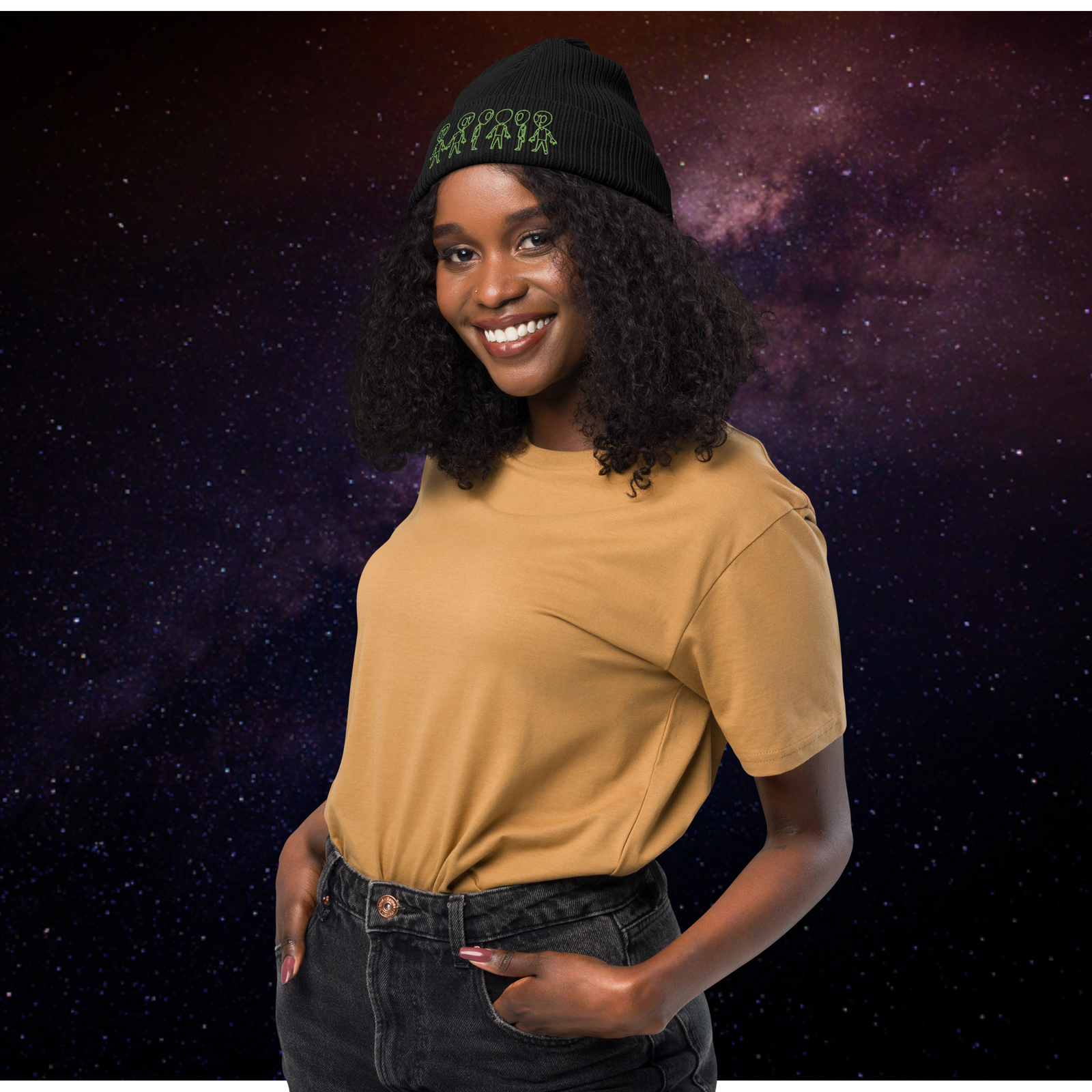 Organic Ribbed Beanie by Woke Organics