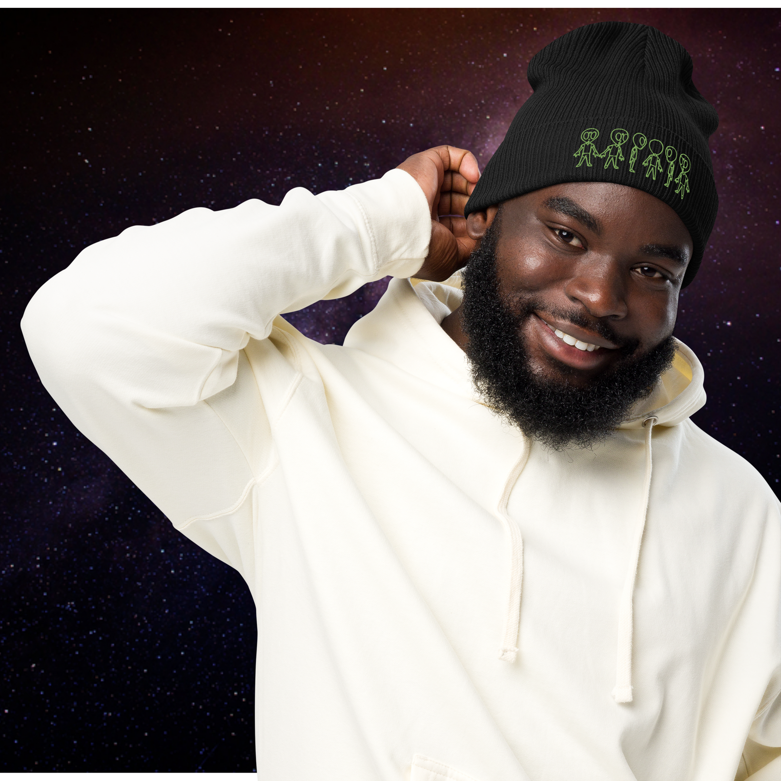 Organic Ribbed Beanie by Woke Organics