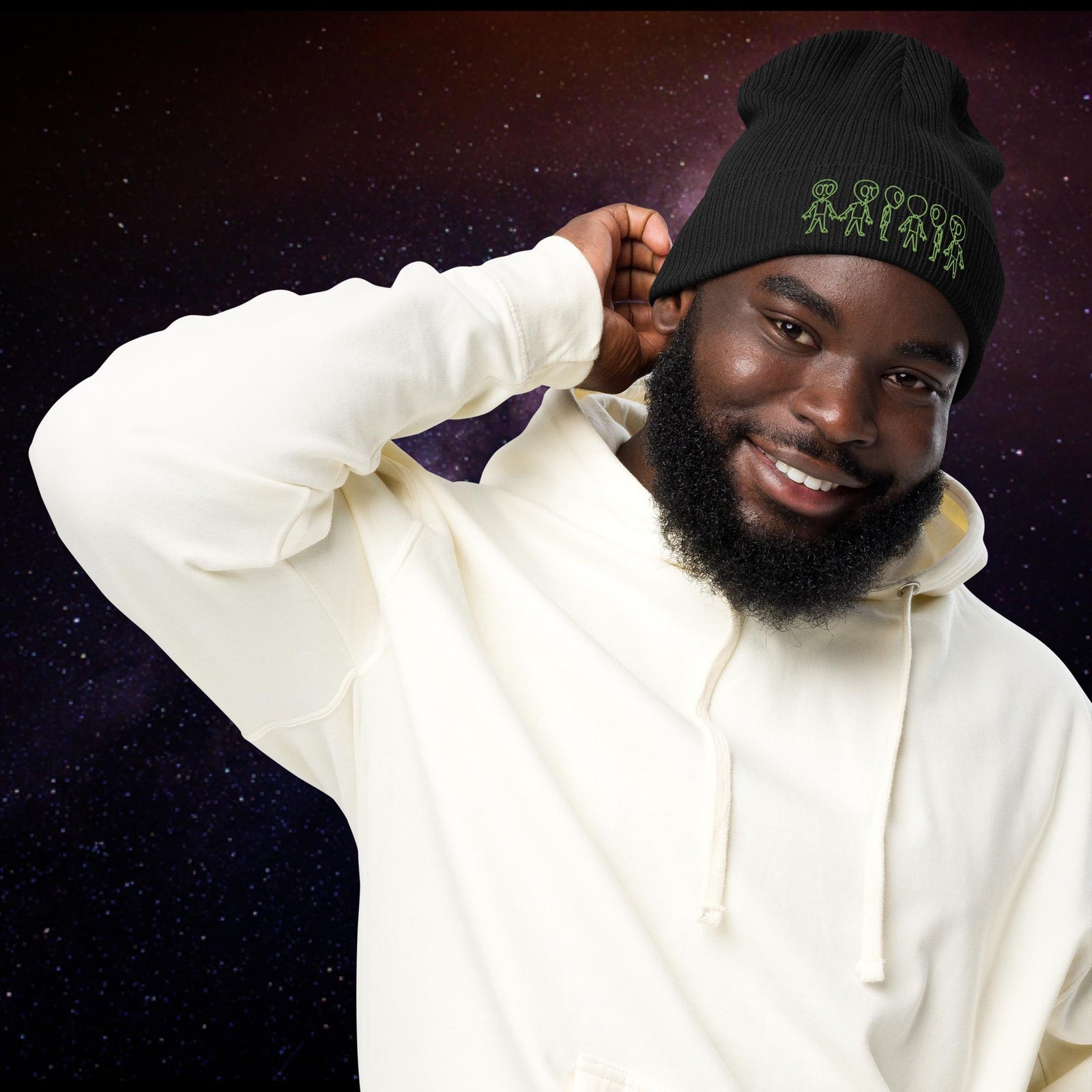 Organic Ribbed Beanie by Woke Organics