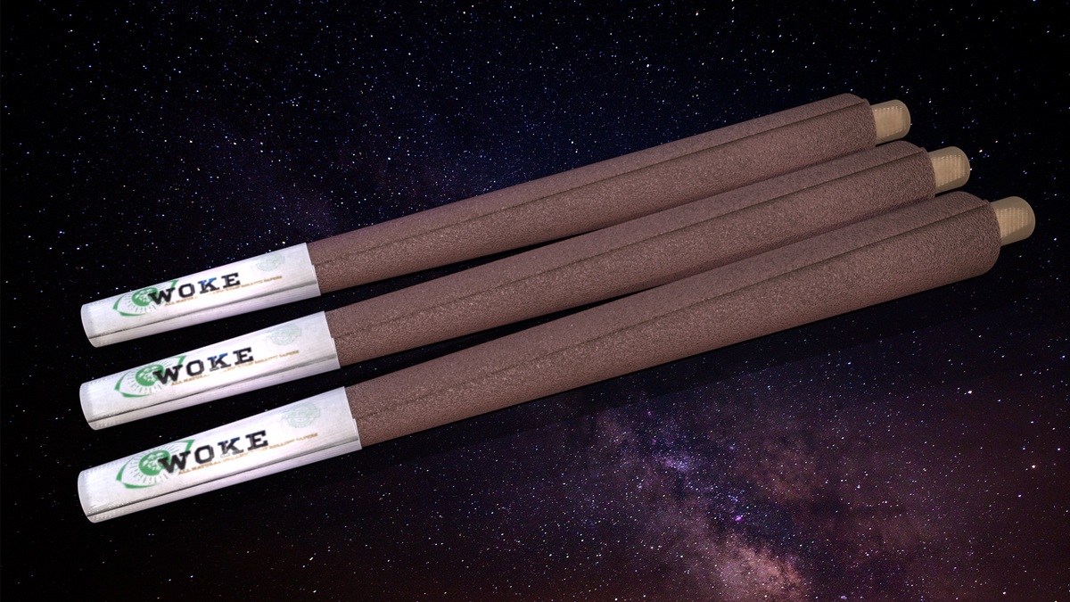 Woke Organics Hemp Cone Cigars 3 Pack