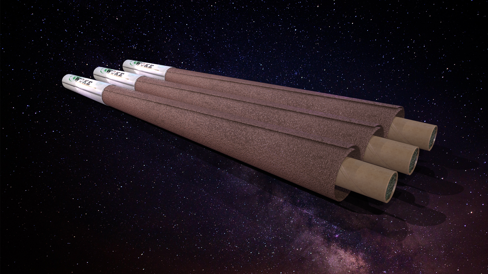 Woke Organics Hemp Cone Cigars 3 Pack