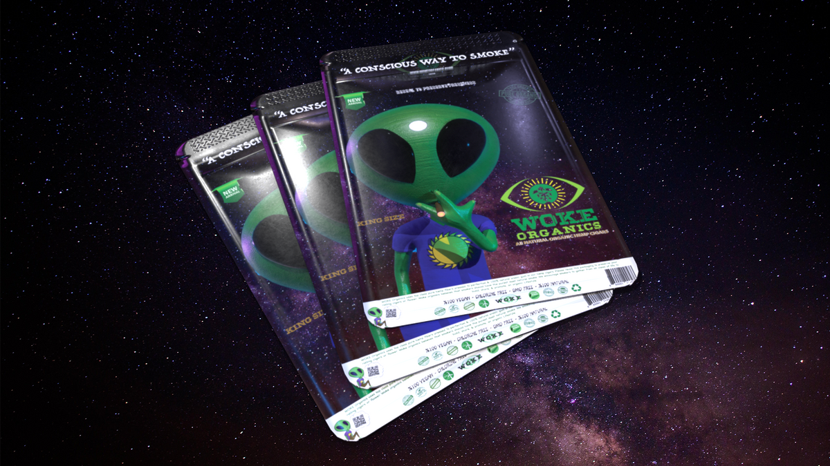 Woke Organics Hemp Rolling Paper Cigars 7 Pack