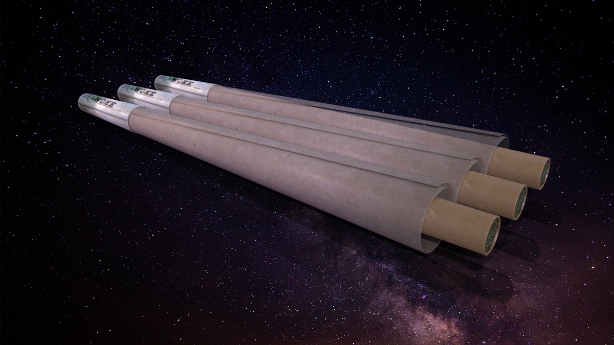 Woke Organics Hemp Cones Paper 3 Pack