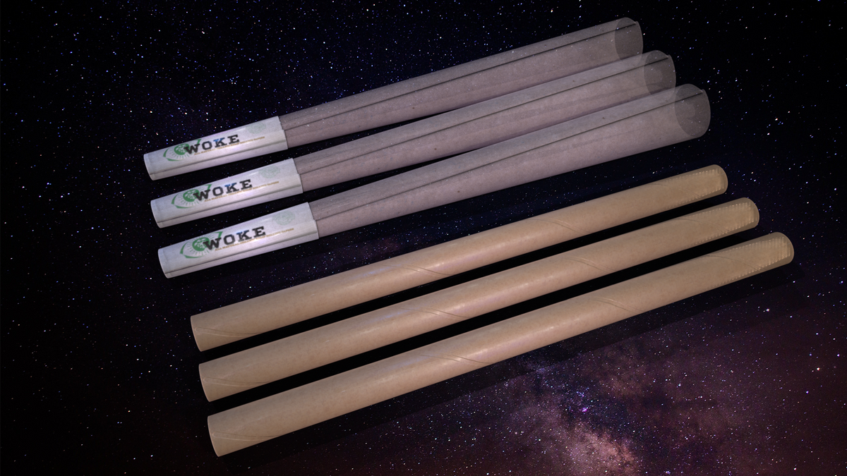Woke Organics Hemp Cones Paper 3 Pack